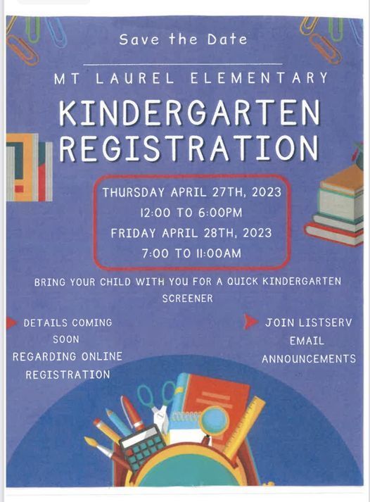 Kindergarten Registration