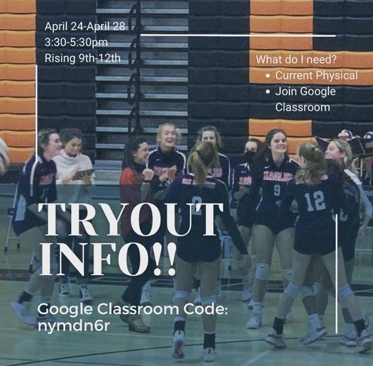 volleyball tryouts